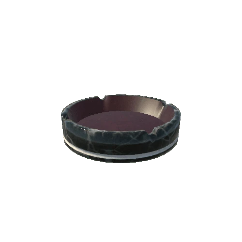 Marble Round Ashtray HP